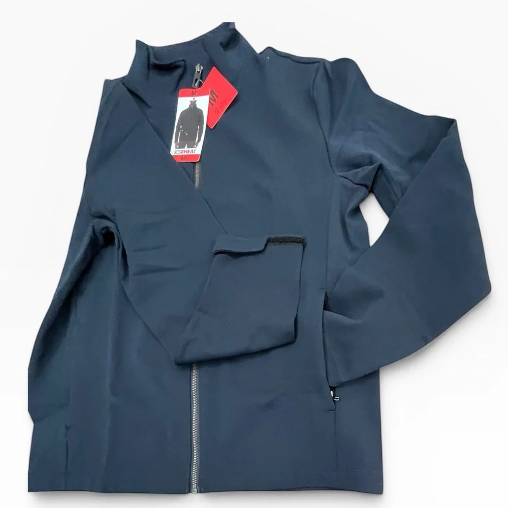 32 Degrees Dark Navy Lightweight Full-Zip soft shell Jacket size: M Gorpcore - Picture 5 of 10